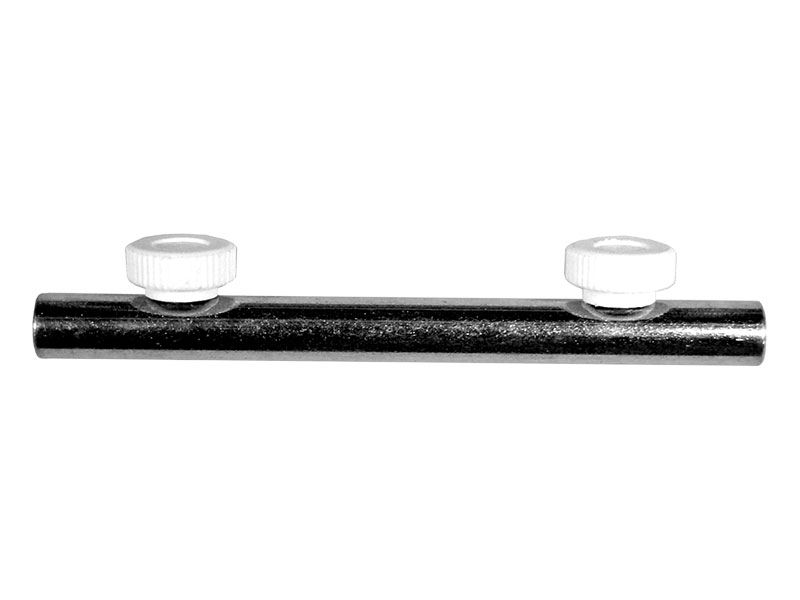Close Up of Banner Stand Connector Pin - Keeps Top of Banner Stand Even