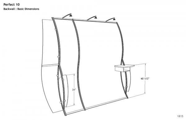 VK-1507 Portable Hybrid Trade Show Exhibit