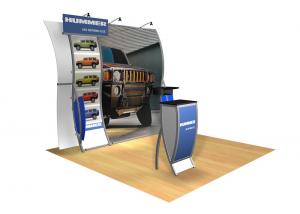 Perfect 10 VK-1508 Portable Hybrid Trade Show Display -- Image 1