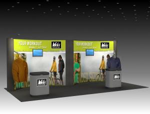 QD-212 Trade Show Pop-up Display