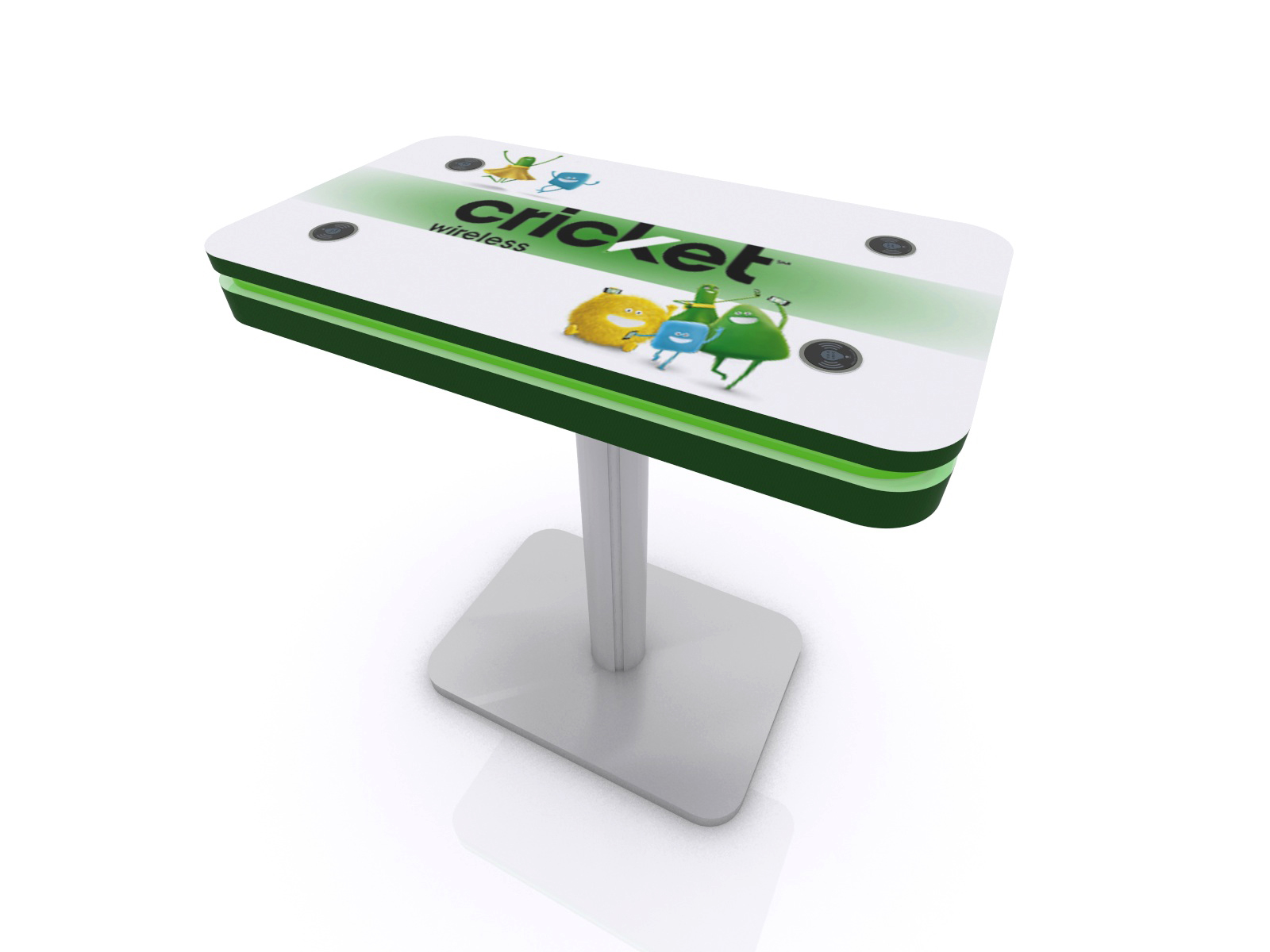 MOD-1467 Trade Show and Event Wireless Charging Table -- Image 1 