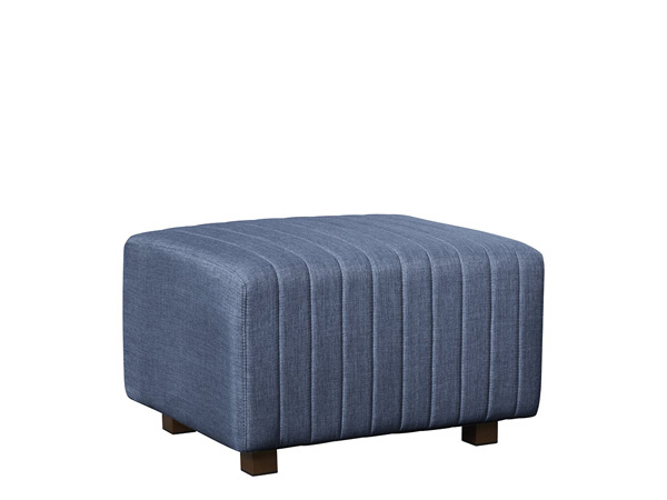 CEOT-058 Ocean Blue Fabric | Beverly Small Bench -- Trade Show Rental