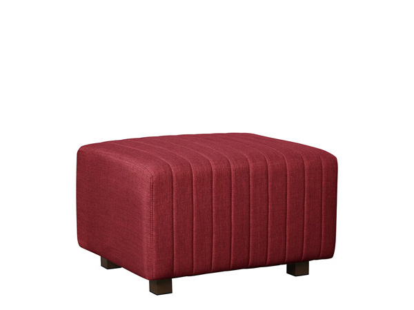 CEOT-065 Red Fabric | Beverly Small Bench -- Trade Show Rental