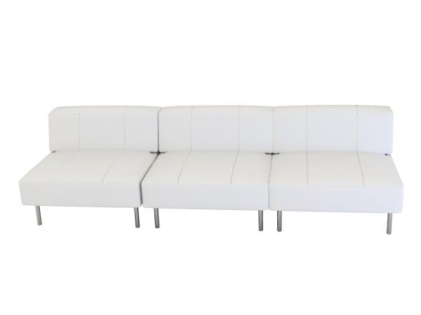 Endless Square Low Back Sofa --- Trade Show Rental Furniture
