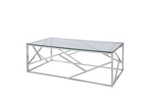 Alondra Cocktail Table w/ Glass Top -- Trade Show Rental
