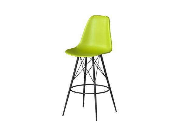 CEBS-046 | Chelsea Barstool Black Chartreuse -- Trade Show Furniture Rental