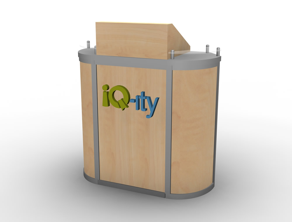 MOD-1189 Trade Show Counter -- Front 