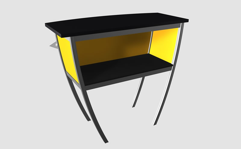 MOD-1198 Trade Show Pedestal -- Image 1