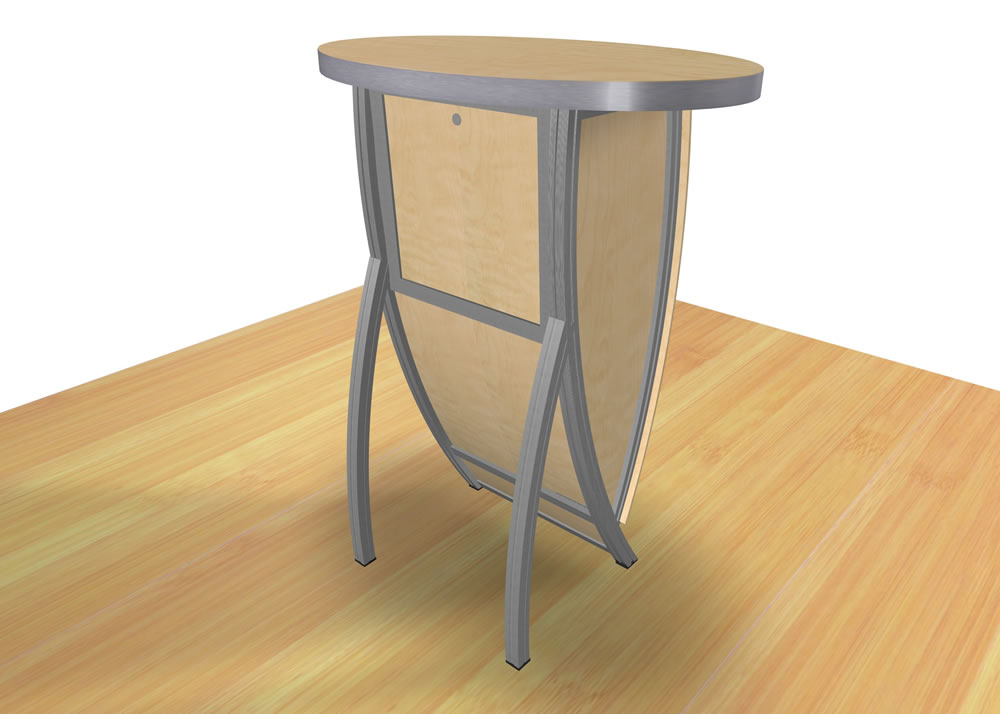 VK-1611 Tradeshow Counter or Pedestal -- Image 3