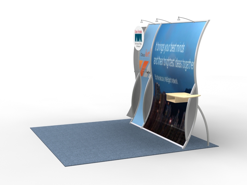 DM-0752 Portable Hybrid Trade Show Display -- Image 4