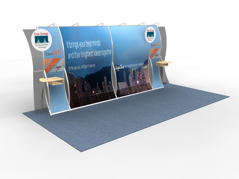 DM-0753 Portable Hybrid Trade Show Display -- Image 1