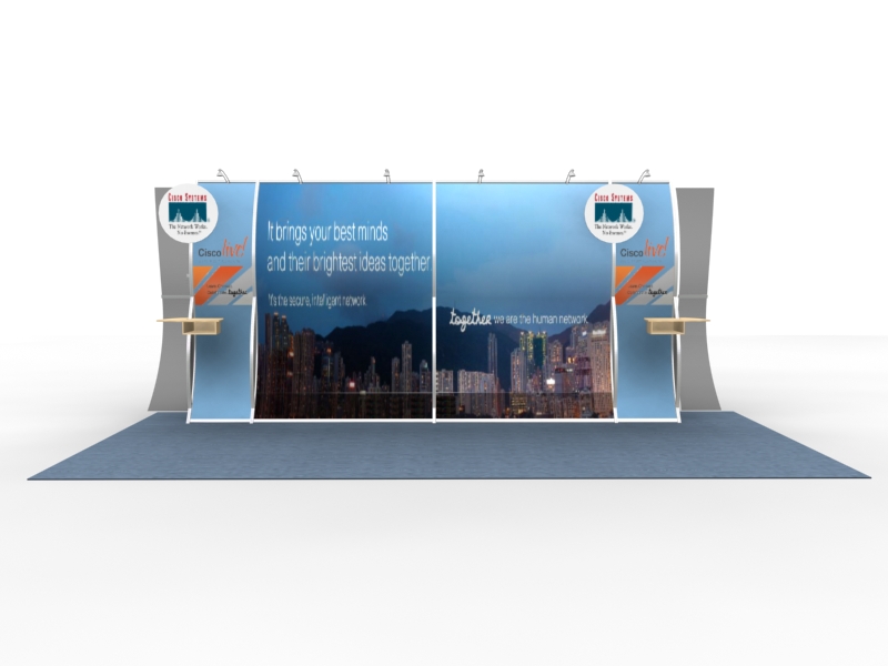 DM-0753 Portable Hybrid Tradeshow Exhibit -- Image 2