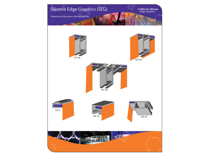TSP/Silicone Edge Graphics Extrusion Profiles 