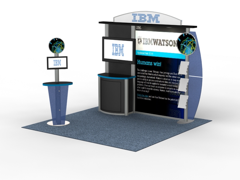 DM-0738 Trade Show Exhibit (without blue powder coat option)