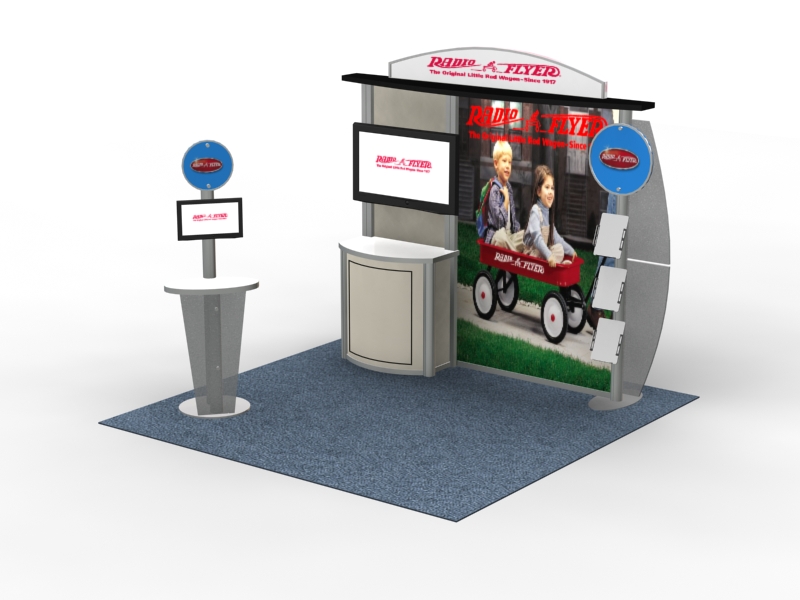 DM-0739 Trade Show Exhibit (without blue powder coat option)