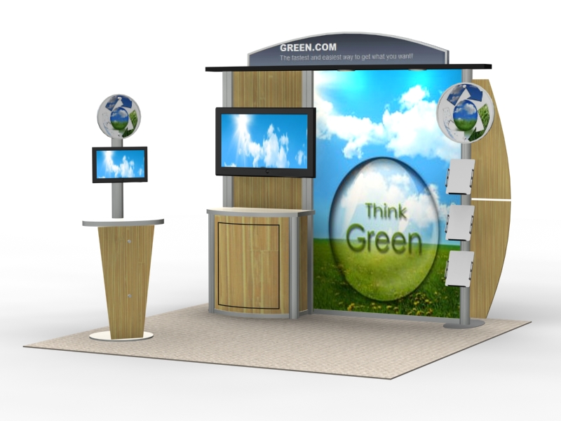 DM-0740 Trade Show Exhibit (without blue powder coat option)