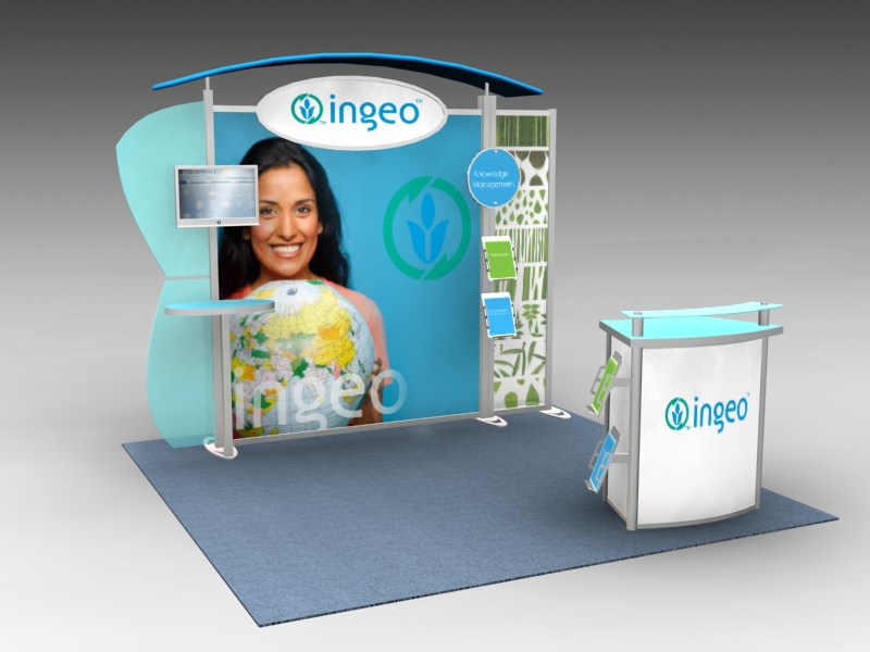 DM-0650 Trade Show Exhibit -- 10 x 10 Version