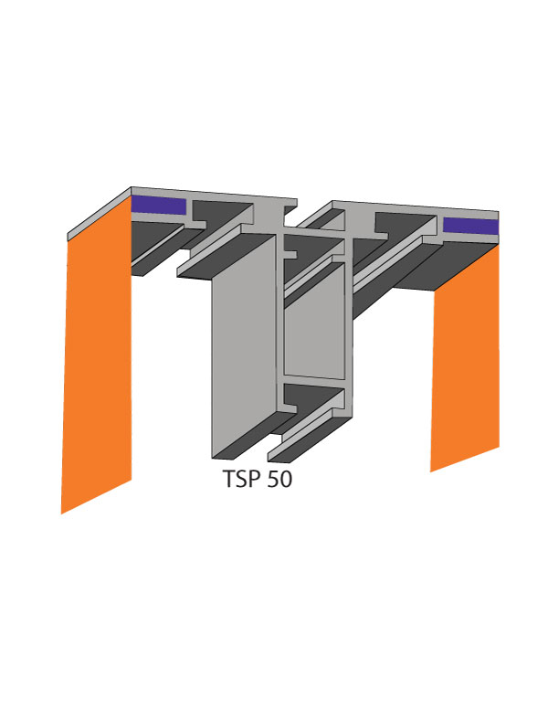 ClassicMODUL TSP 50 Silicone Edge Graphic Profile