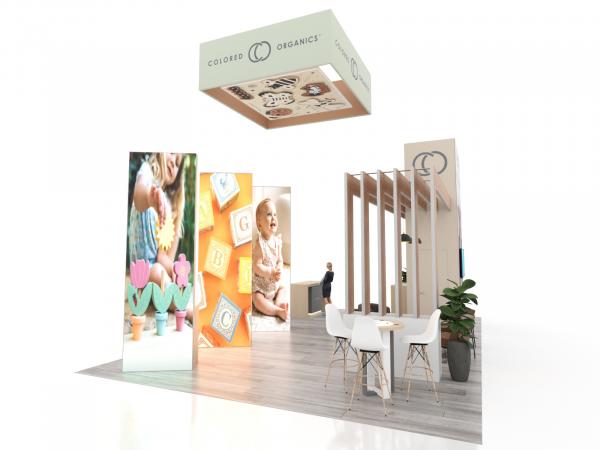 ECO-5060 Custom Sustainable Trade Show Exhibit -- View 4