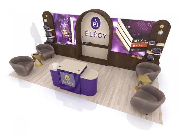 ECO-2131 Sustainable Display w/ Sconce Light Fixture Option -- Image 4