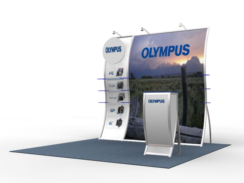 VK-1514 Perfect 10 Portable Hybrid Trade Show Display -- Image 2