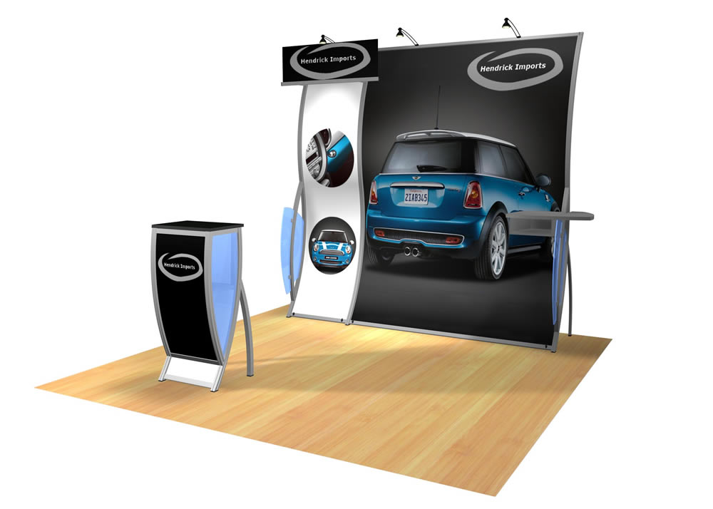 Perfect 10 VK-1504 Portable Hybrid Trade Show Display -- Image 2