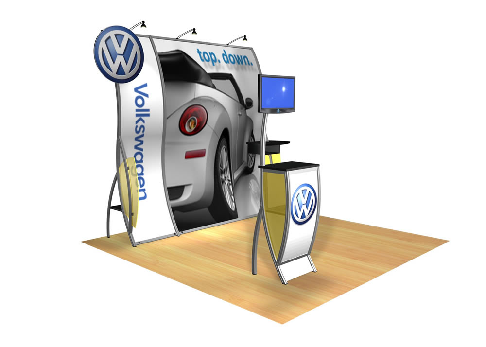 Perfect 10 VK-1506 Portable Hybrid Trade Show Display -- Image 1 