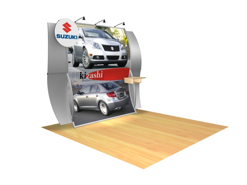 Perfect 10 VK-1511 Portable Hybrid Trade Show Display -- Image 1