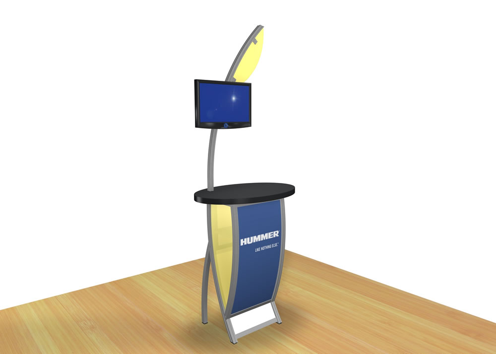 VK-1606 Trade Show Workstation or Kiosk -- Image 3 