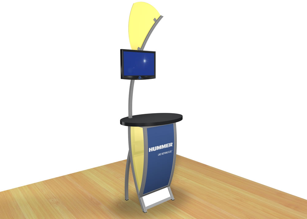 VK-1606 Trade Show Workstation or Kiosk -- Image 4 