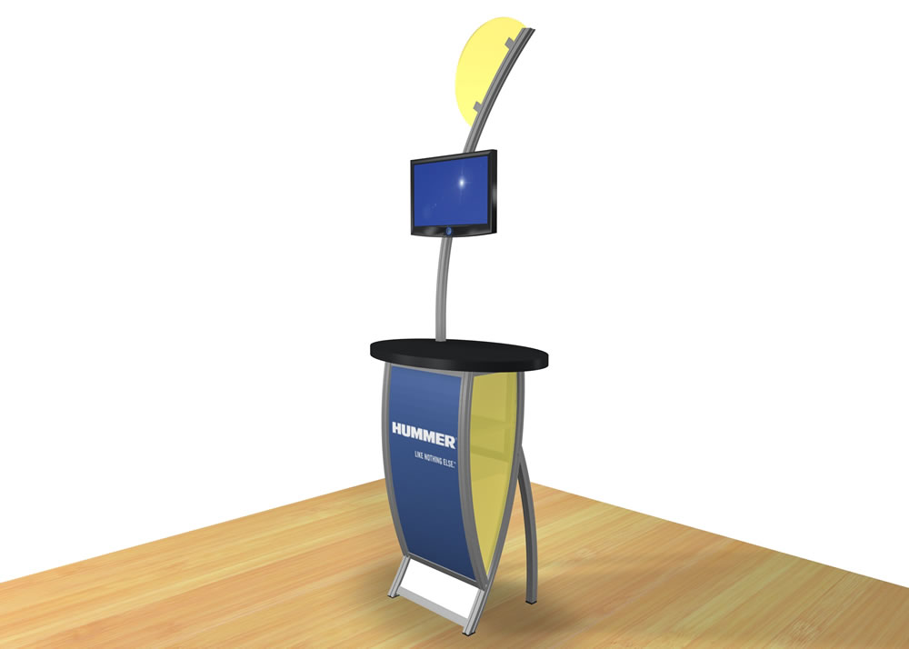 VK-1606 Trade Show Workstation or Kiosk -- Image 1
