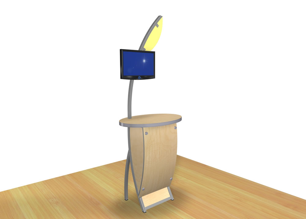 VK-1613 Trade Show Workstation or Kiosk -- Image 2 