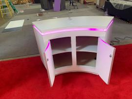 RENTAL: Island Design with (4) 4' Wide x 12' High Double-Sided Lightboxes -- View 5