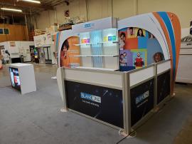 Modified ECO-2064 Sustainable Exhibit with Tension Fabric and Direct Print Graphics -- View 4