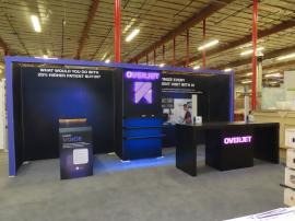 Modified GK-2019 Gravitee Inline Exhibit with Tension Fabric Graphics -- View 2