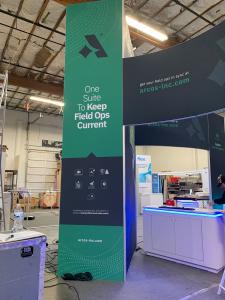 RENTAL: RE-9170 Island Design with 80" Wide x 42" Deep x 190" High Gravitee Storage Tower -- View 4