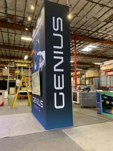 RENTAL: Island Design with 118" Wide x 42" Deep x 190" High Gravitee Storage Tower -- View 4