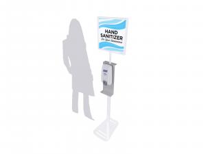 RET-907 Hand Sanitizer Stand w/ Graphic