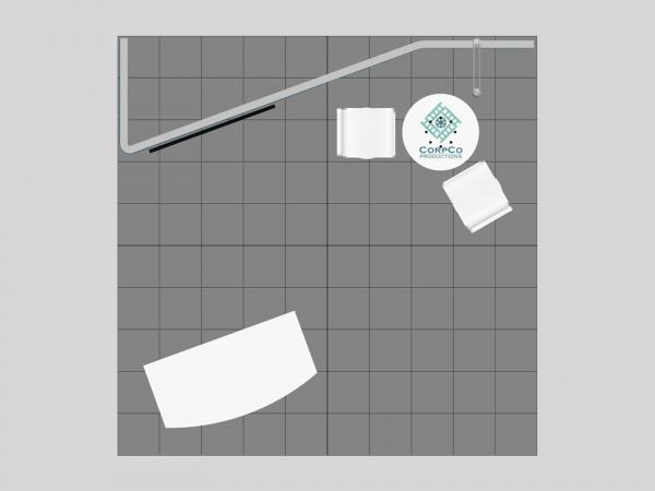 RE-1219 Gravitee Modular Trade Show Exhibit -- Plan View