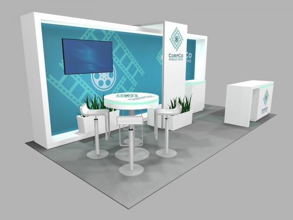 RE-2164 Custome SuperNova Lightbox with Fabric Graphic -- View 3