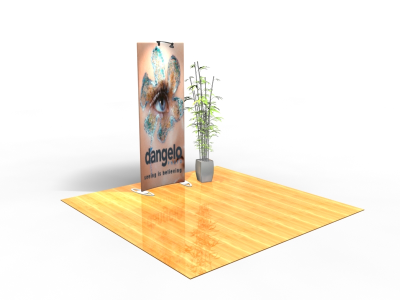 DM-0756 Trade Show Exhibit -- 3D Banner Stand Version